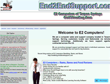 Tablet Screenshot of end2endsupport.com